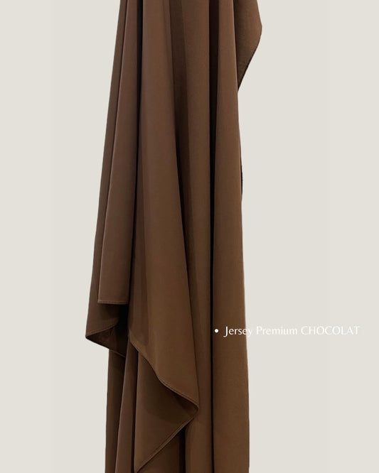 Hijab Jersey Premium H [CHOCOLAT]